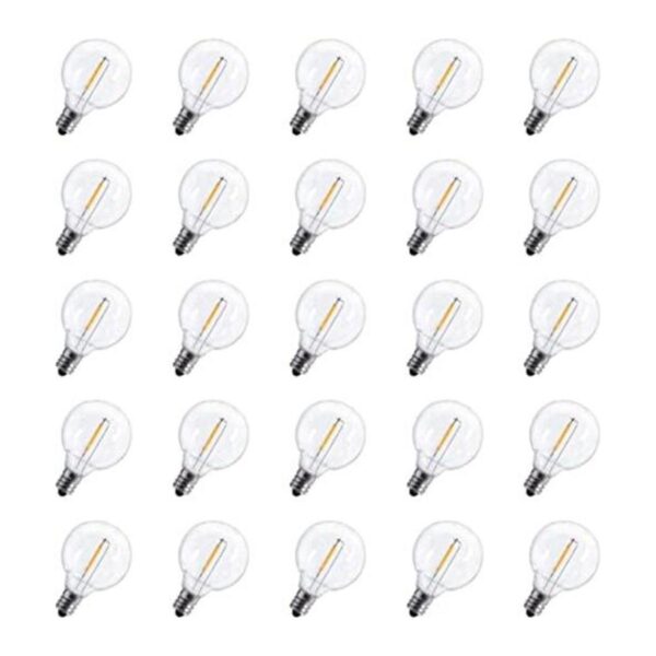 Brightown Candelabra Lote de 25 bombillas G40 con rosca_1