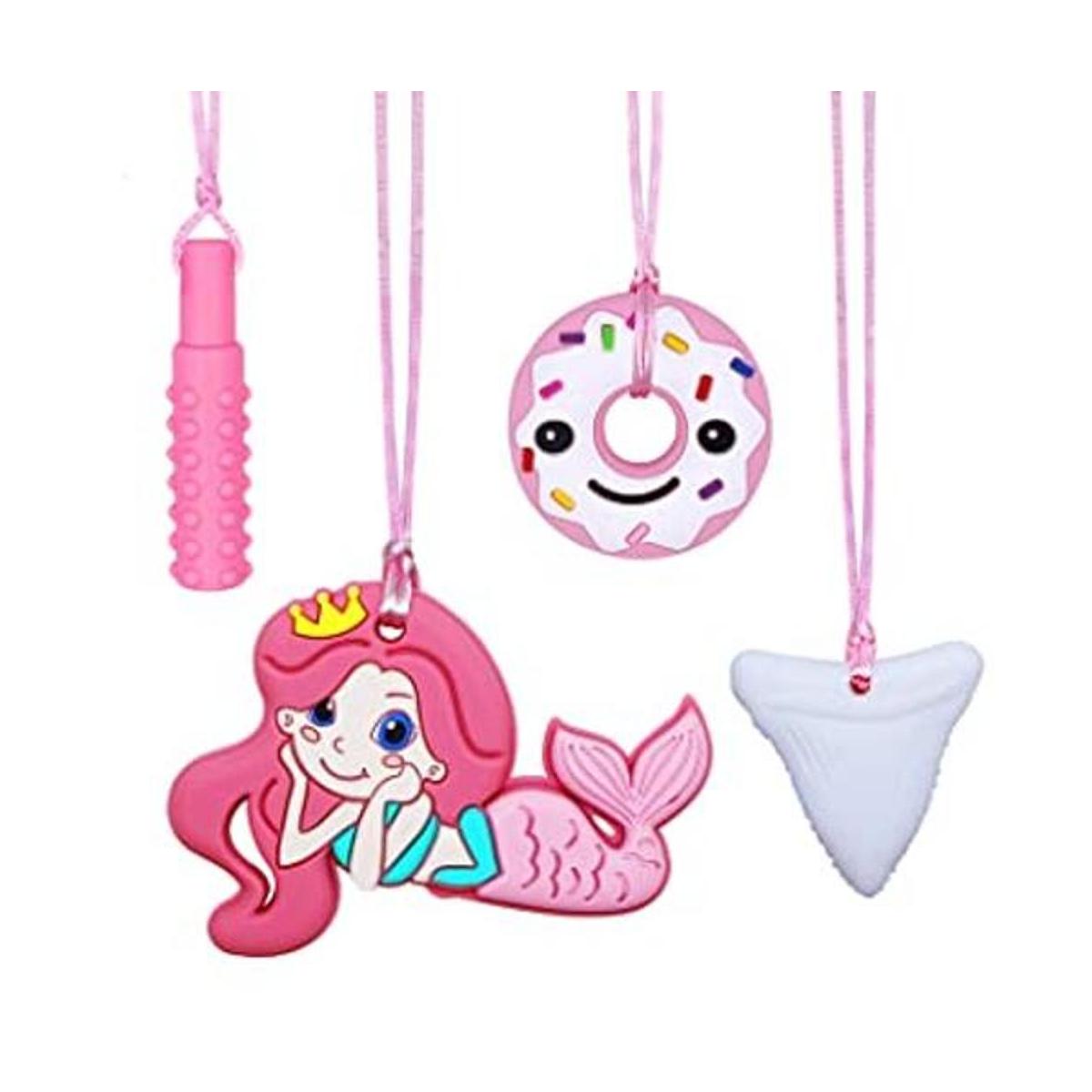 Collares masticables para niños sensoriales collar de