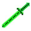 Fun Central Espada de juguete de 8 bits con luz LED para_1