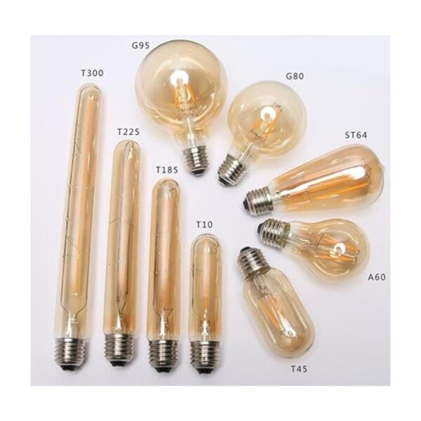 JKLcom T45 Bombillas LED Edison vintage T45 Bombilla de