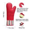 RED LMLDETA Guantes de horno resistentes al calor de 550_3