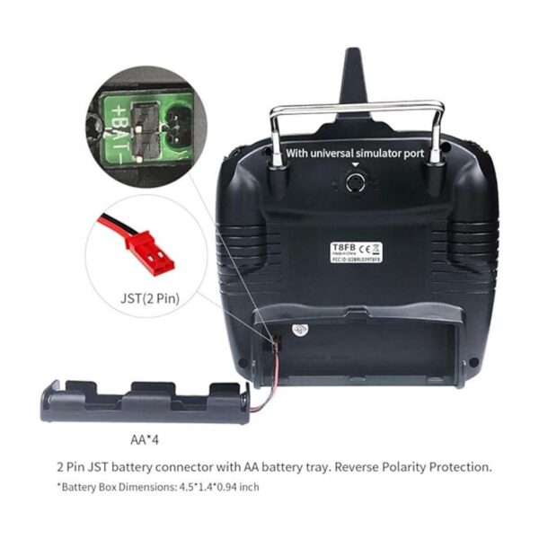 Radiolink T8FB Transmisor y receptor remoto R8EF de 24_4