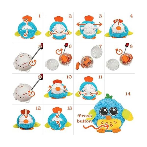 My Dancing and Singing Bird Mr. Blue Juguetes musicales_5