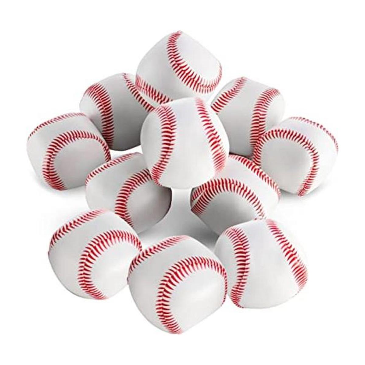 Mini pelotas de béisbol suaves paquete de 24 a granel