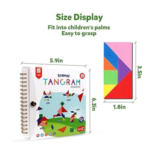 Rompecabezas Tangram de viaje rompecabezas magnético_2