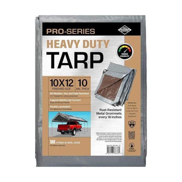 Lona resistente de 10 x 12 pulgadas 10 mil de grosor