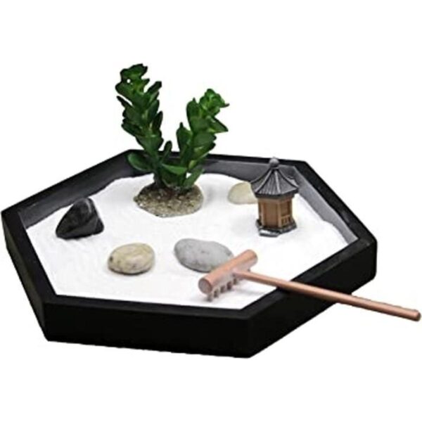 Natures Mark Mini Zen Kit de jardín para escritorio con_1