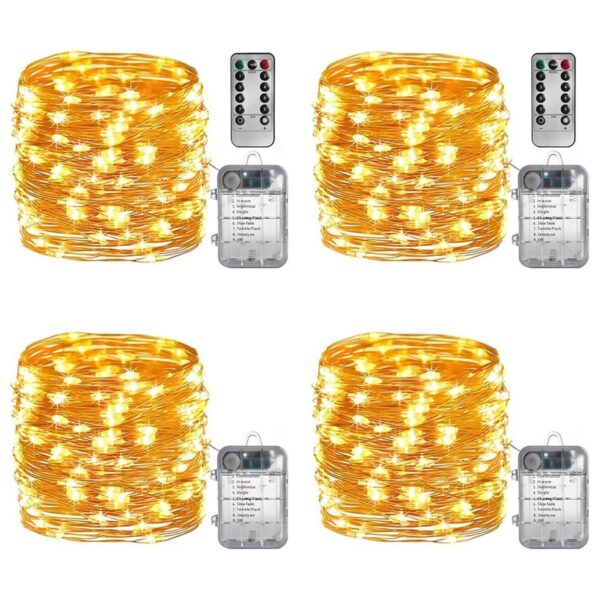 Sterno Home GL40736 Lote de 4 luces LED para cableado de