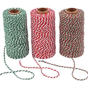 Sunmns Cuerda de cuerda de algodón de 3 rollos para_1