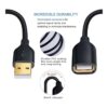 Besgoods Cable de extensión USB cable extensor USB 2.0