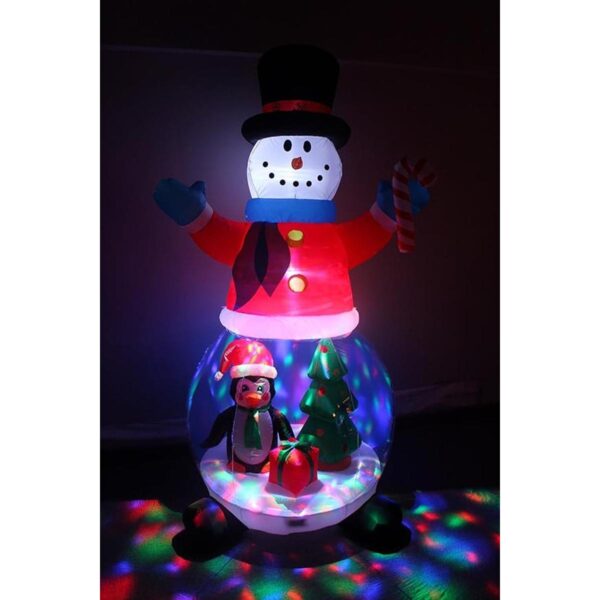 Globo inflable de Navidad de 8 pies de alto con pingino y_5
