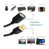 Besgoods Cable de extensión USB cable extensor USB 2.0