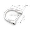 CRAFTMEMORE Anillo en forma de U con forma de U con_3