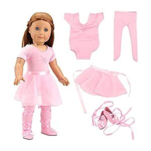 BARWA Ropa de muñeca de 18 pulgadas trajes de ballet_1