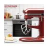 KITCHPOWER Batidor de borde flexible de 6 cuartos para