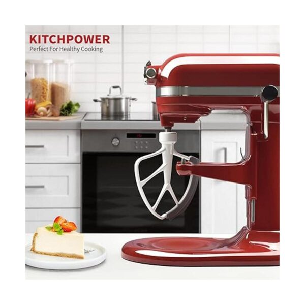 KITCHPOWER Batidor de borde flexible de 6 cuartos para