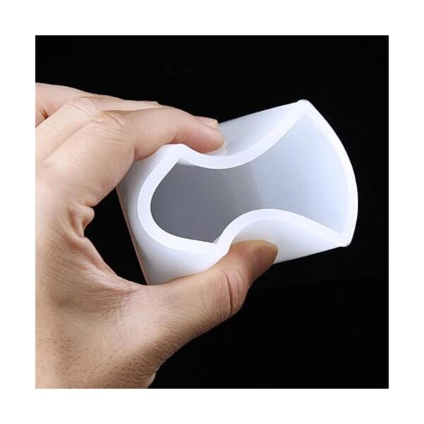 Molde de resina cuadrada de 4 piezas moldes de silicona