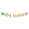 INNORU Its Twins Banner Banderines con purpurina_1