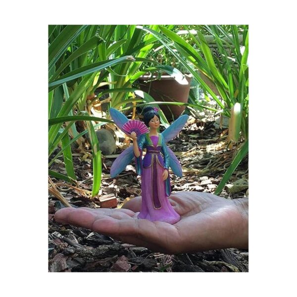 GlitZGlam Fairy Kai la hermosa hada en miniatura de Asia
