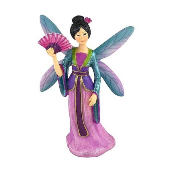 GlitZGlam Fairy Kai la hermosa hada en miniatura de Asia