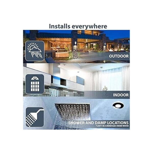 Nadair SL4550SWWH3K Panel empotrable LED 4 pulgadas_3