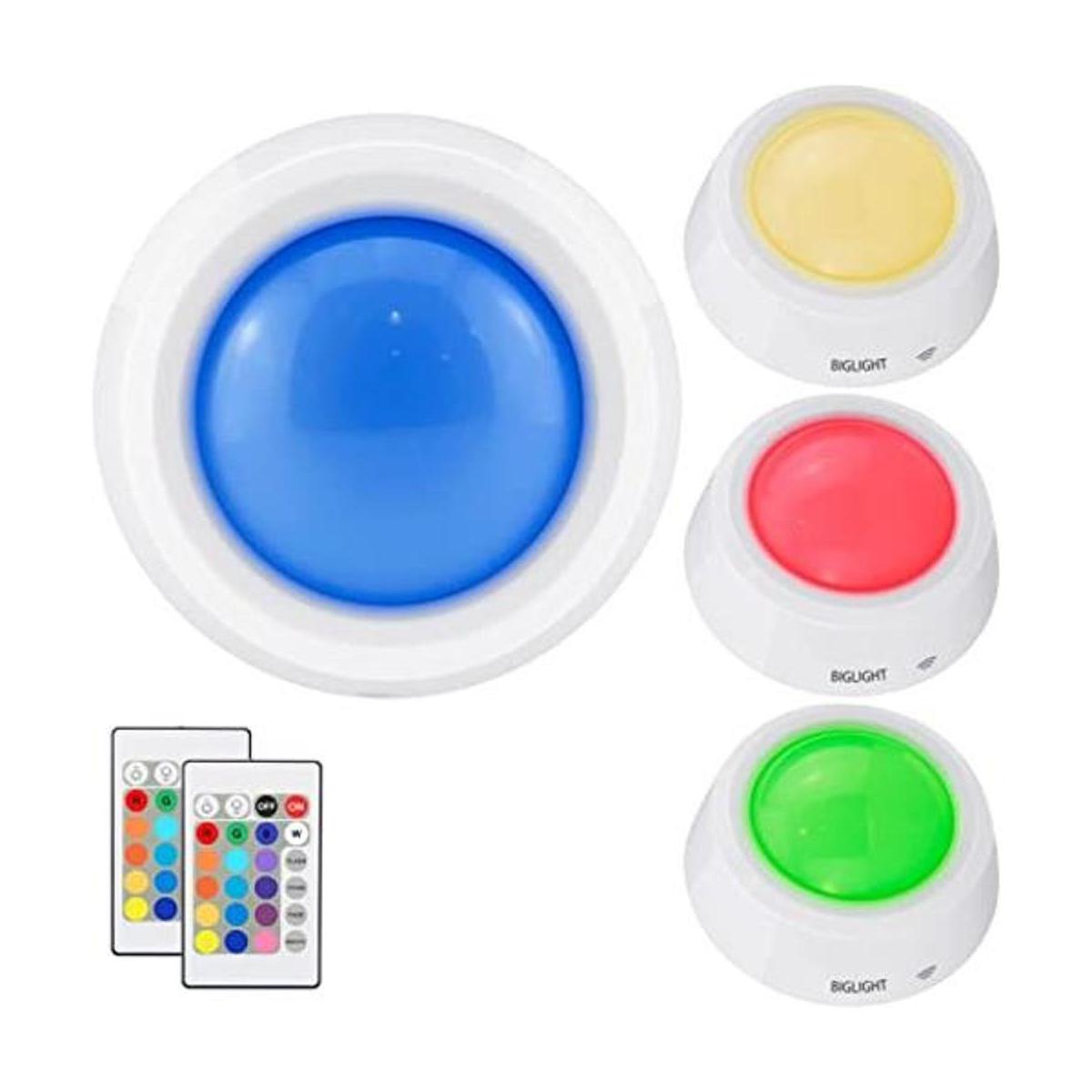 BIGLIGHT Luces de empuje luces táctiles RGB luz de
