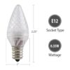 Aurio Lighting Bombillas LED C7 casquillo E12 color_3