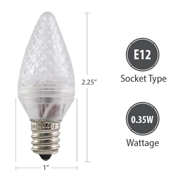 Aurio Lighting Bombillas LED C7 casquillo E12 color_3
