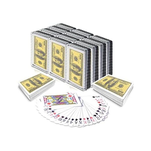 Juego de 100 tarjetas de juego de cartas paquete de 12_1