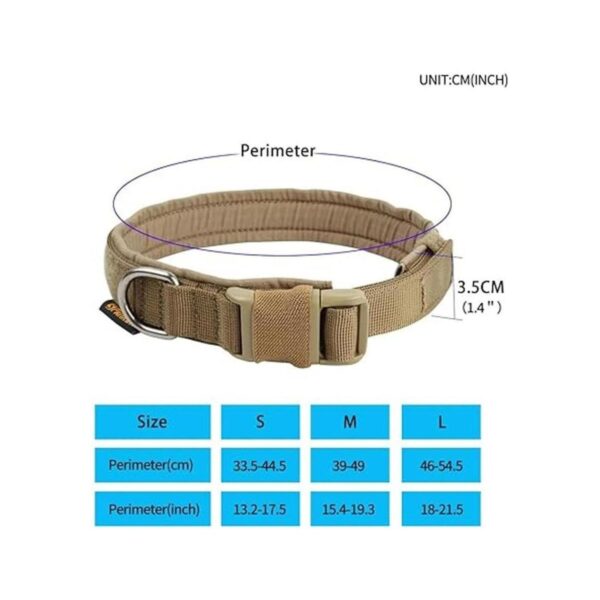 EXCELLENT ELITE SPANKER Collar de perro militar ajustable_2