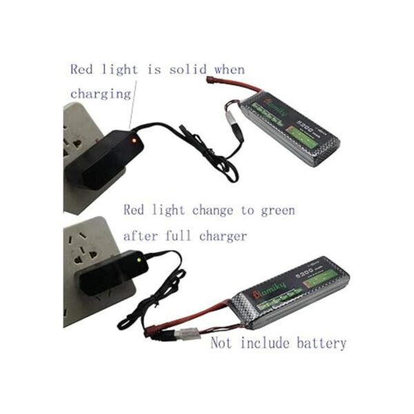 Blomiky JC7 XH3P 3 Pin Plug 7.4V 2S Lipo batería cargador_3