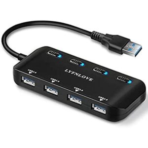 LYFNLOVE Expansor de puerto USB 3.0 ultra delgado_1