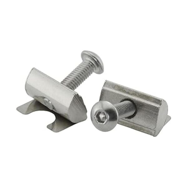 PZRT 50 tornillos de cabeza de botón M5 x 0.315 in