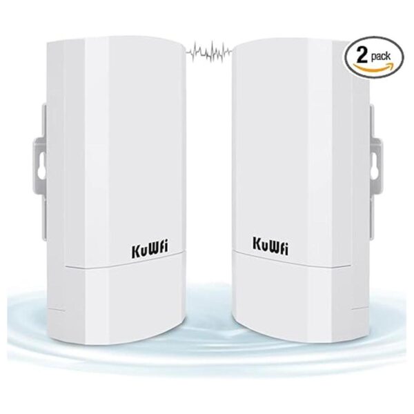 KuWFi Paquete de 2 puentes inalámbricos de 300 Mbps kit_1