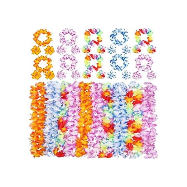 INNOCHEER 40 piezas de leis hawaianos suministros de_1