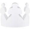 Hygloss Coronas de papel blanco personalizables y_1