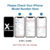 MMOBIEL Cámara trasera dual compatible con iPhone X 5.8_3
