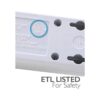 Fosmon Regleta protectora contra sobretensiones enchufe_6