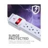 Fosmon Regleta protectora contra sobretensiones enchufe_4
