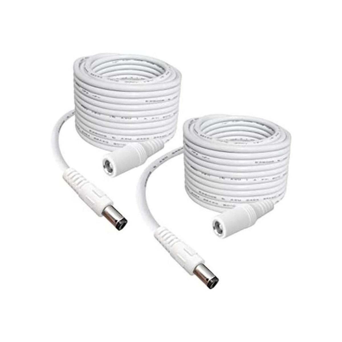 SIOCEN Paquete de 2Cable de extensión de alimentación CC