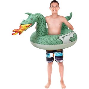 GoFloats Fire Dragon Jr Tubo de fiesta flotante para_1