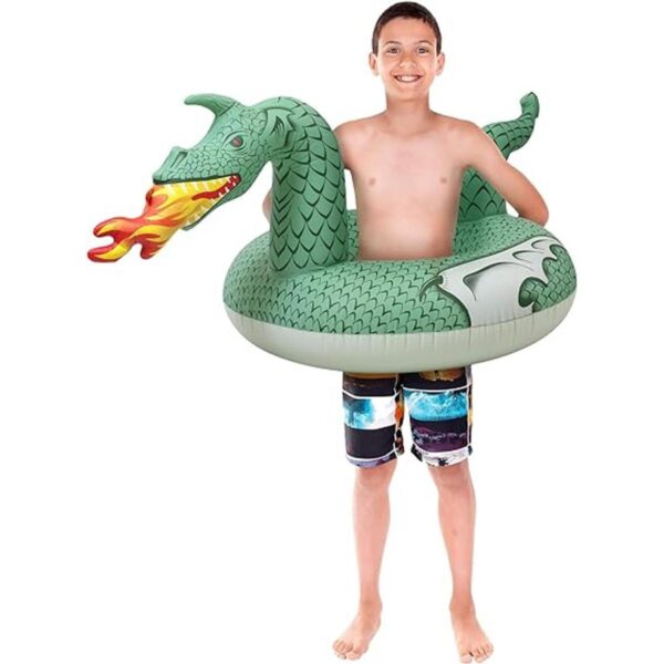 GoFloats Fire Dragon Jr Tubo de fiesta flotante para_1