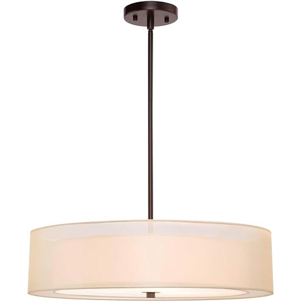 COZ Candelabro con 3 luces de doble tambor convertible