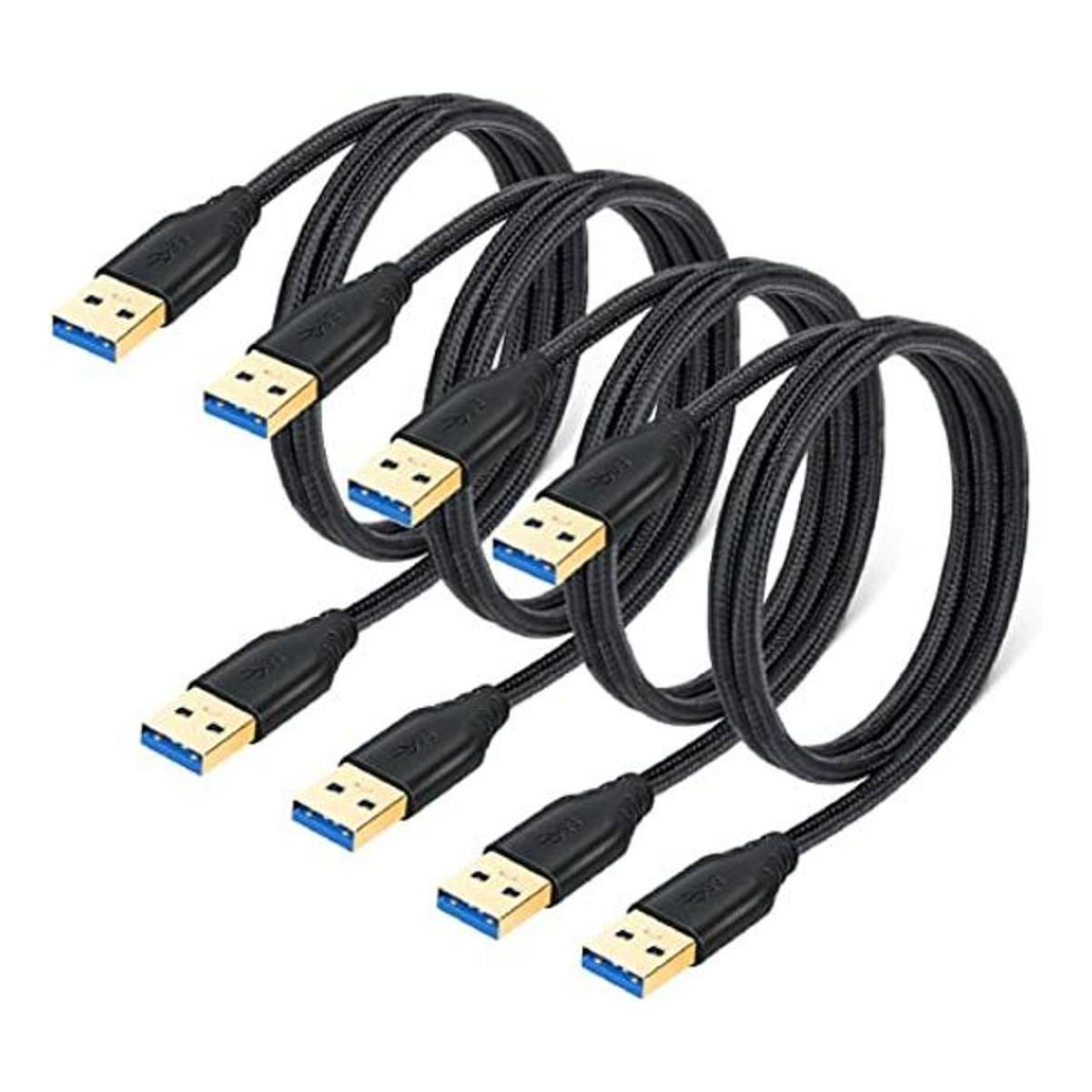 Besgoods Cable USB 3.0 A a A paquete de 4 cables USB