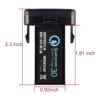 Cllena Enchufe de cargador de puerto USB dual de carga