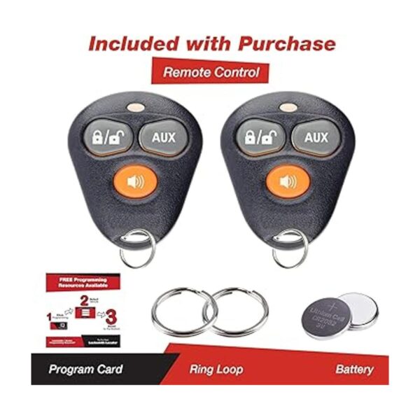 KeylessOption Alarma de mando a distancia de entrada sin_2