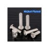 Glarks Juego surtido de 100 tornillos hexagonales M6 x