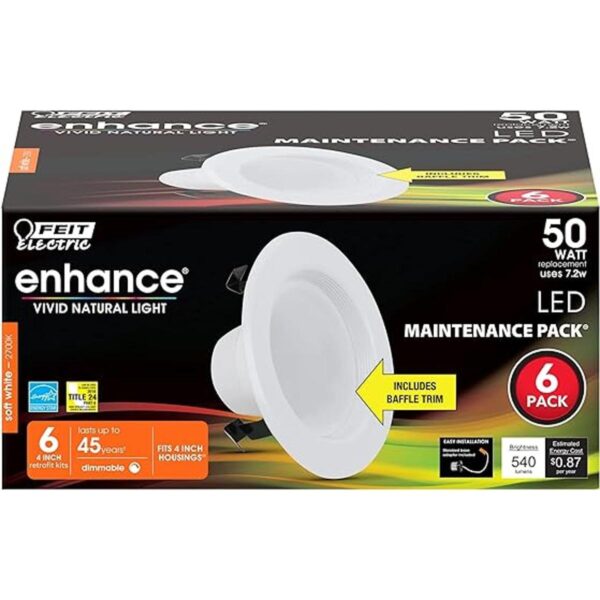 Feit Electric Downlight LED empotrable de 4 pulgadas