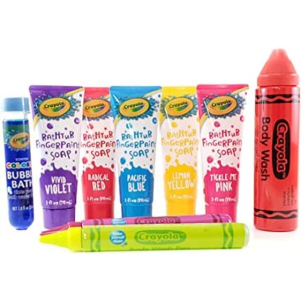Crayola Bath Time Bundle 9 artículos Baño de burbujas