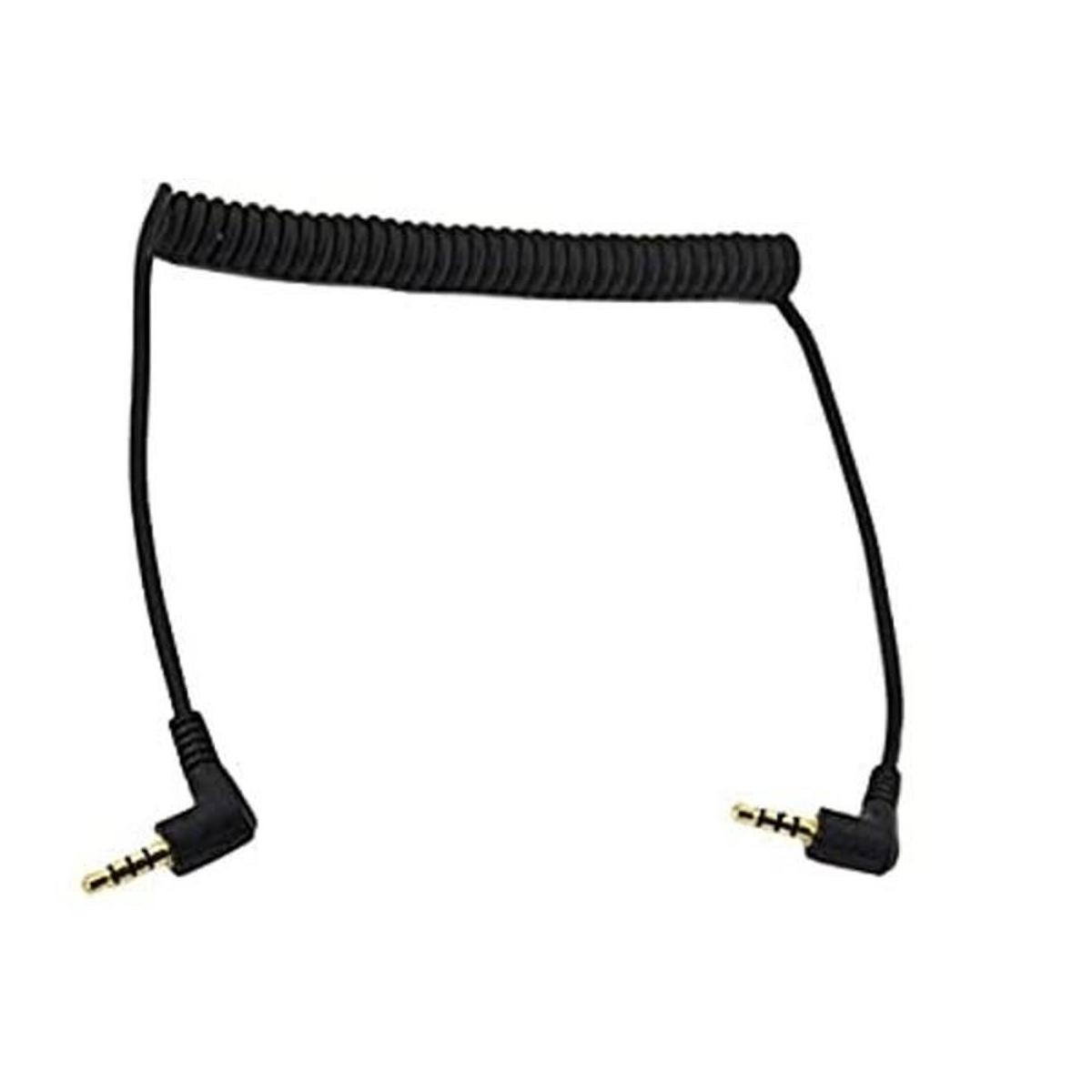 Cable de audio estéreo en espiral Haokiang 90 grados